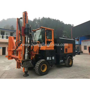 Guardrail Combined Drilling Pile Driver